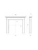 Capital fireplace 54&rdquo; Colby mantel dimensions