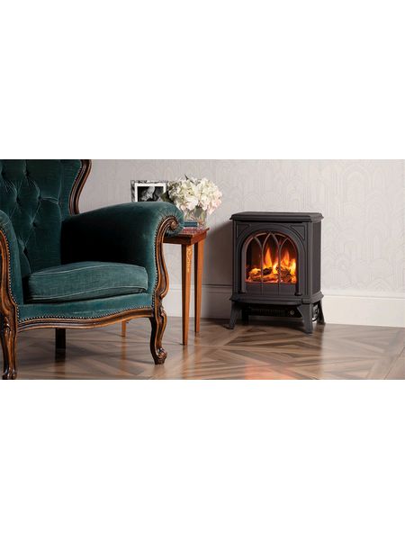 Gazco Huntingdon 20 tracery door electric stove
