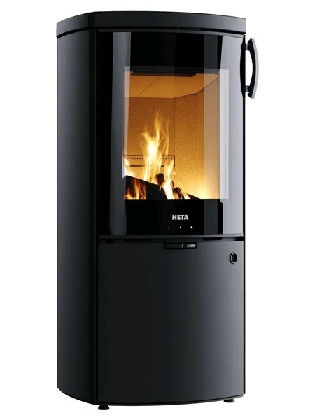 icon line moderna in black with lower cupboard base door