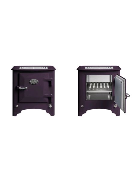 Everhot Electric Stove in Aubergine