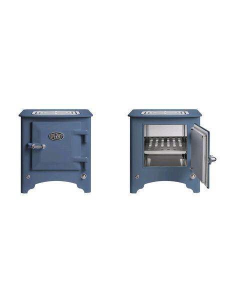 Everhot Electric Stove in Dusky Blue