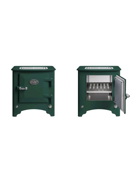 Everhot Electric Stove in Forest Green