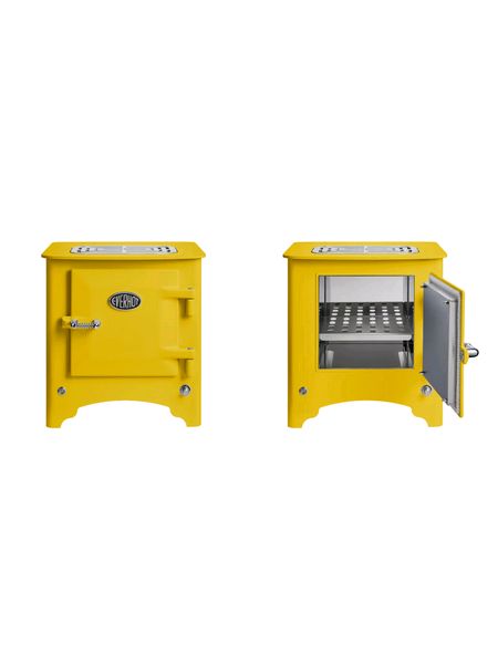 Everhot Electric Stove in Mustard