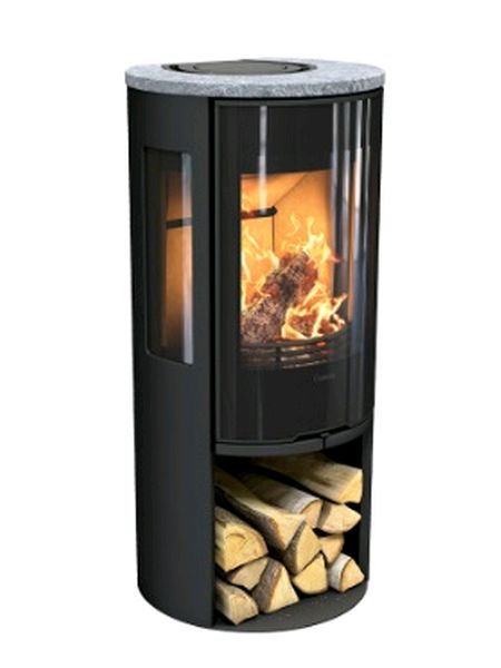 Contura 556G black with soapstone top