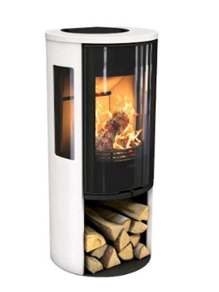 Contura 556G white with painted aluminium top