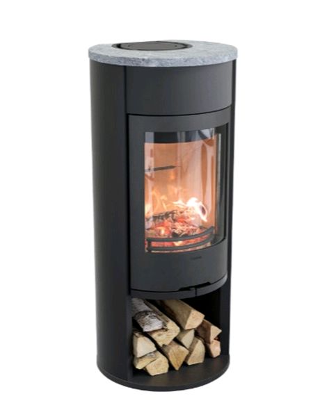 contura 610 black covered front soapstone top