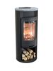 contura 610 black warming shelf and soapstone top