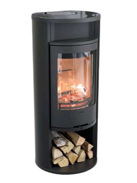 contura 610 black warming shelf glass top