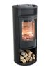 contura 610 black warming shelf glass top