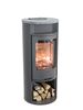 contura 610  grey soapstone top warming shelf
