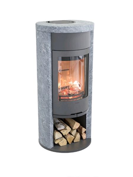 Contura 620T grey with warming shelf