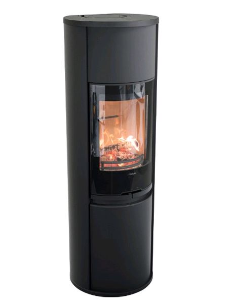 Contura 690G black with painted aluminium top