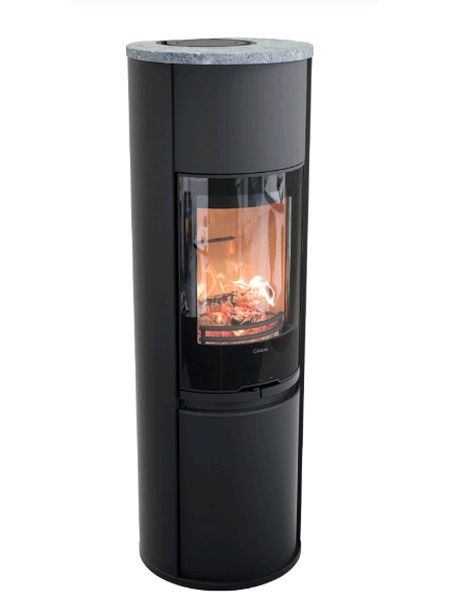 Contura 690G black with soapstone top