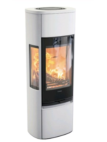contura 896g style white with painted aluminium top
