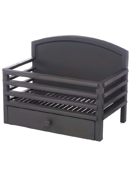 Coral Black Cast Iron Fire Basket