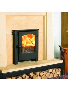 Town and County Fires Town and Country Rosedale Inset ECO Smoke Control (Bow Door) Smoke control 5kW output Multifuel British Made