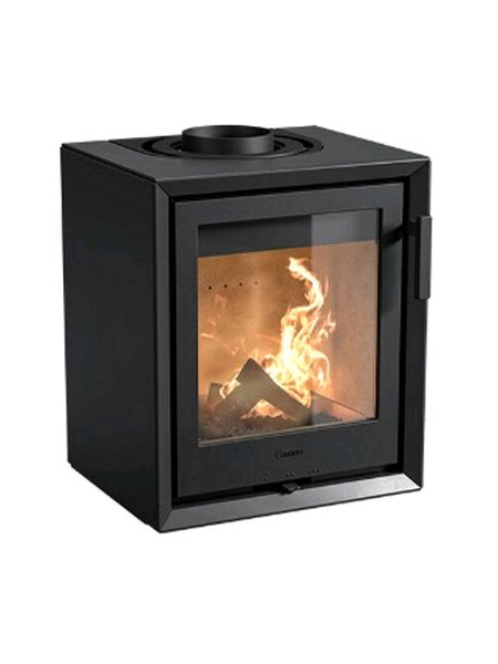 Contura 130 compact freestanding woodburner modern  woodburning stove 5kw