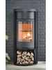 Contura 620 Style  black 6kw woodburner woodburning stove with convection damper and powerstones