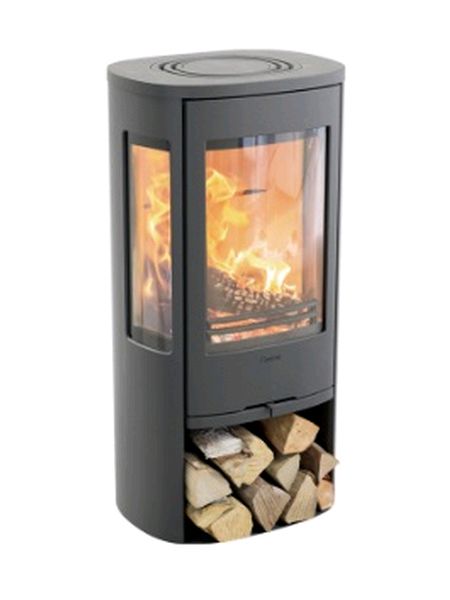 Contura 856 style  woodburner 5kw modern woodburning stove glass sides