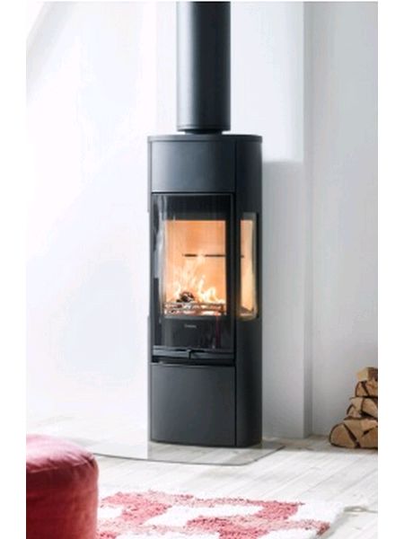 Contura 896G Style 5kw woodburning stove modern woodburner with side windows and generous glass door